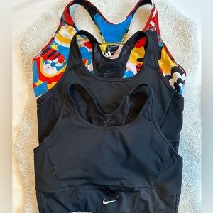 Size Large Nike and Adidas Sports Bras